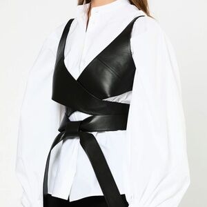 Alaia leather top